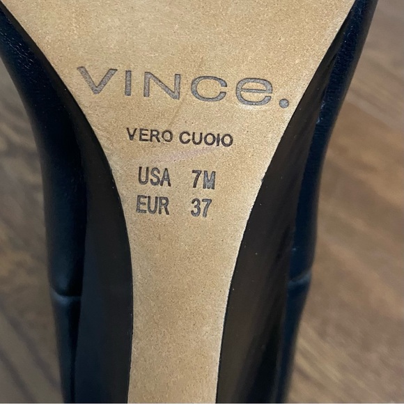 VINCE Beverly Mid Calf Wedge Boots - Picture 11 of 11